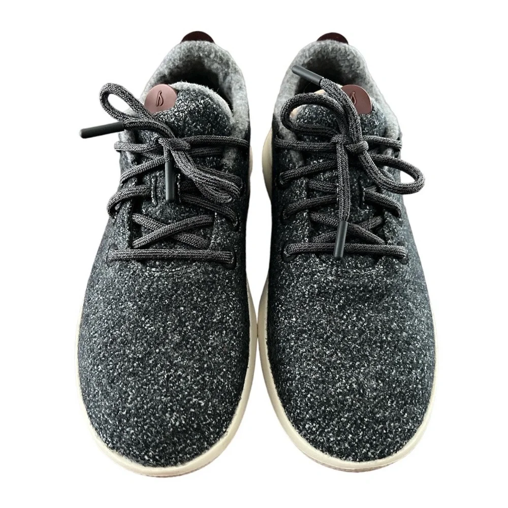 Allbirds Wool Runners Mizzles‎ Gray Cream Sneakers Tennis Shoes Lace Up Merino